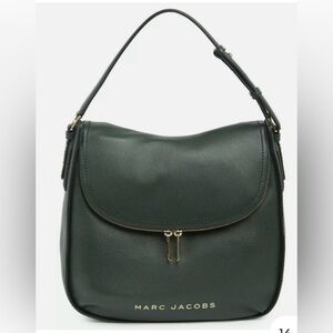 Marc Jacob’s The Groove Leather Hobo bag in Kombu/Hunter Green w/ gold accents